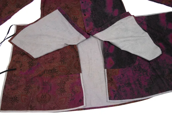 Ground Y Psychedelic Print Corduroy Long Shirt K-166359_012