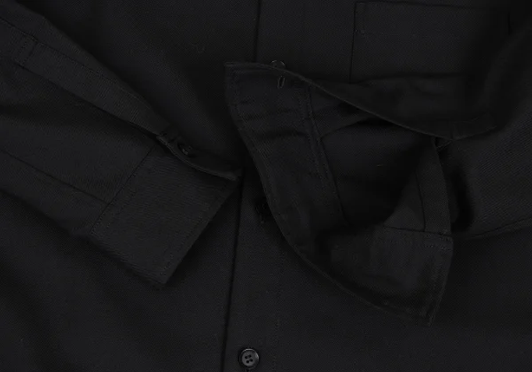 Ground Y Wool Poly Gabardine Cut Work Long Shirt K-166360_007