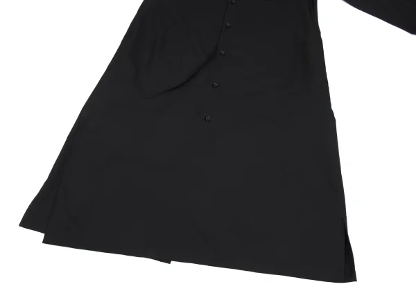 Ground Y Wool Poly Gabardine Cut Work Long Shirt K-166360_008