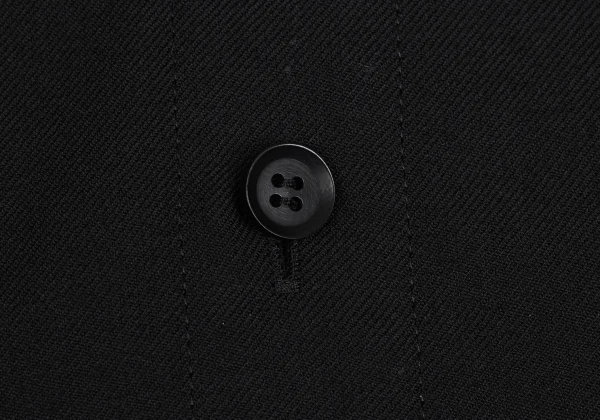 Ground Y Wool Poly Gabardine Cut Work Long Shirt K-166360_009