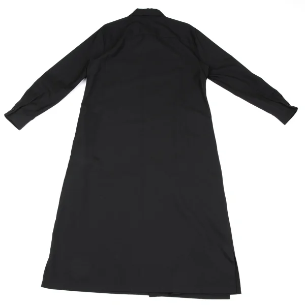 Ground Y Wool Poly Gabardine Cut Work Long Shirt K-166360_012