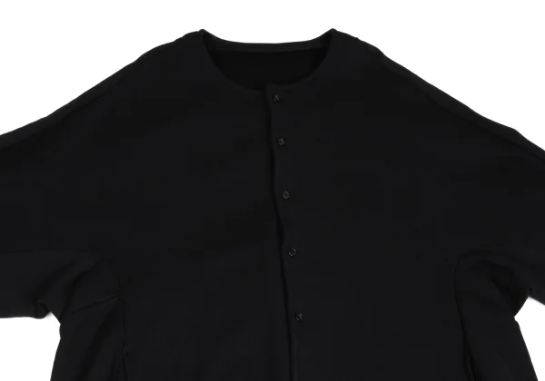 Ground Y Cotton Sweat Collarless Long Cardigan K-166361_002