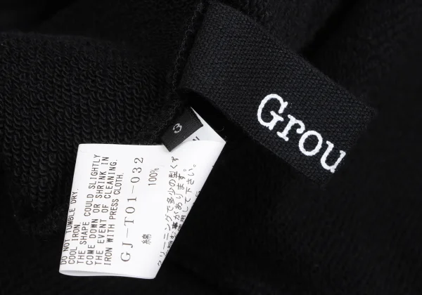 Ground Y Cotton Sweat Collarless Long Cardigan K-166361_013