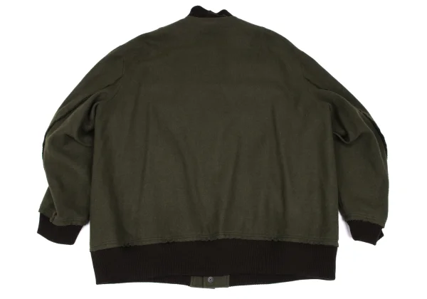 Ground Y Melton Wool Tuck Sleeve Big Stadium Jacket K-166362_009