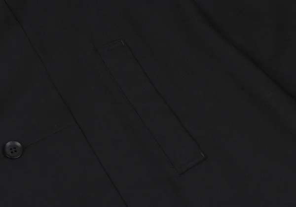 Ground Y Wool Poly Gabardine Trench Cloak Coat K-166363_011