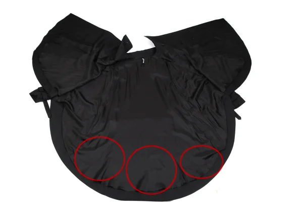 Ground Y Wool Poly Gabardine Trench Cloak Coat K-166363_013