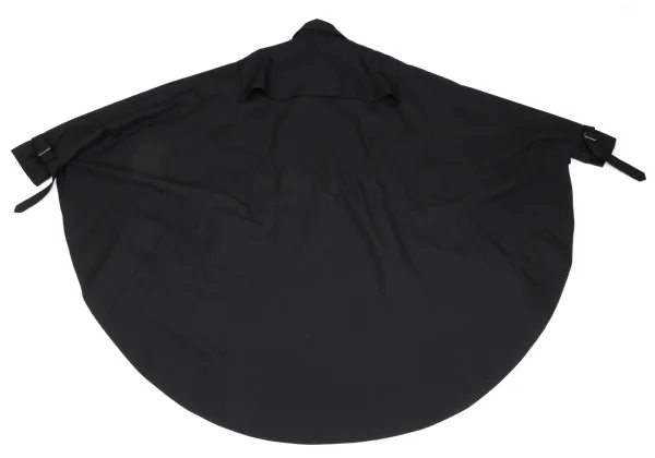 Ground Y Wool Poly Gabardine Trench Cloak Coat K-166363_017