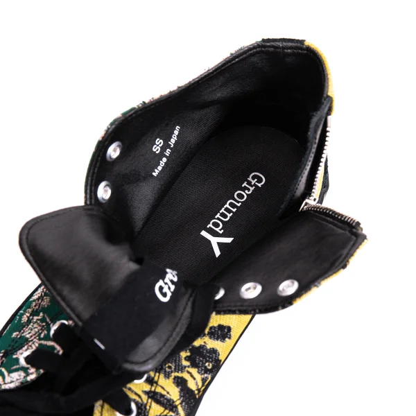 Ground Y Botanical Jacquard Mid-cut Sneakers K-166364_011