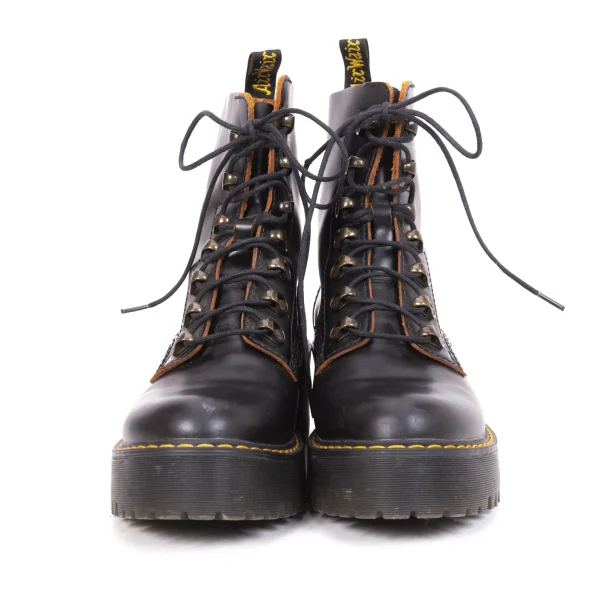 Dr.Martens LEONA Lace Up Leather Heel Boots K-166367_004