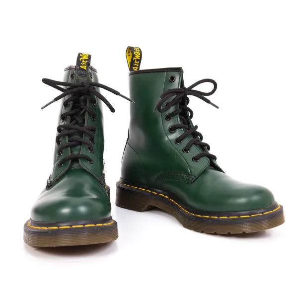 Dr.Martens 1460 Lace Up 8 holes Leather Boots Green UK5 US7 K-166370_001