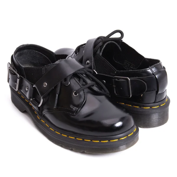 Dr.Martens Fulmar Belted Design Leather Shoes Black US 7 K-166371_001