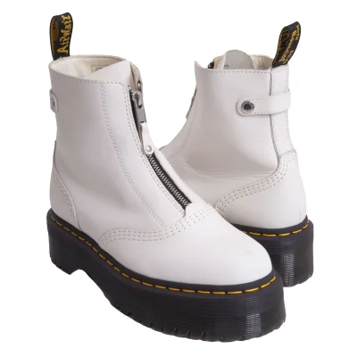 Dr.Martens JETTA Zipper Leather Boots