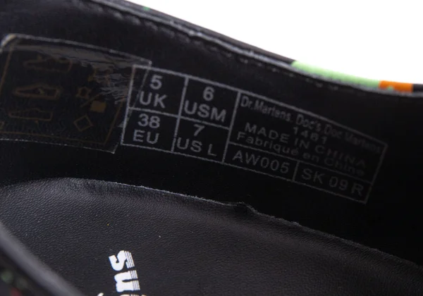 Dr.Martens 1461 PAINT SPLATTER Colorful Painted Leather Shoes K-166377_012