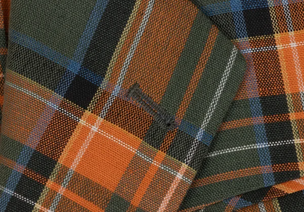 Jean Paul GAULTIER HOMME Linen Cotton Tartan Check Jacket K-166378_006