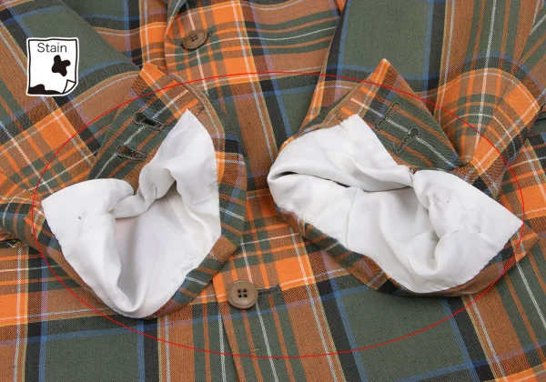 Jean Paul GAULTIER HOMME Linen Cotton Tartan Check Jacket K-166378_009