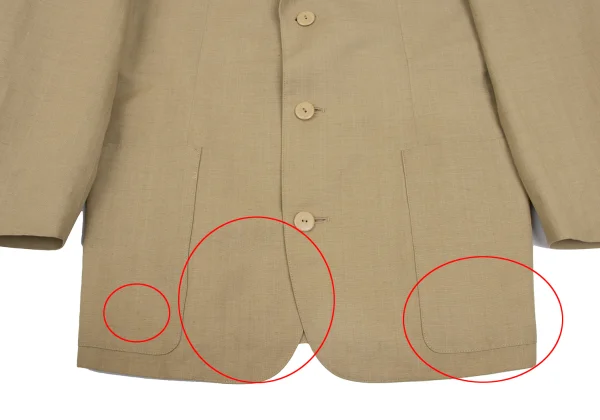 Jean Paul GAULTIER HOMME Cotton Linen Jacket K-166379_010