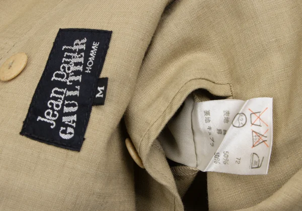 Jean Paul GAULTIER HOMME Cotton Linen Jacket K-166379_018