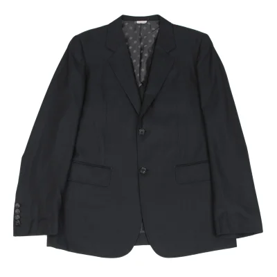 COMME des GARCONS HOMME DEUX Wool Silk Lining Dot Jacket