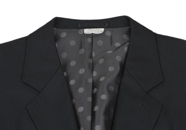 COMME des GARCONS HOMME DEUX Wool Silk Lining Dot Jacket K-166380_003