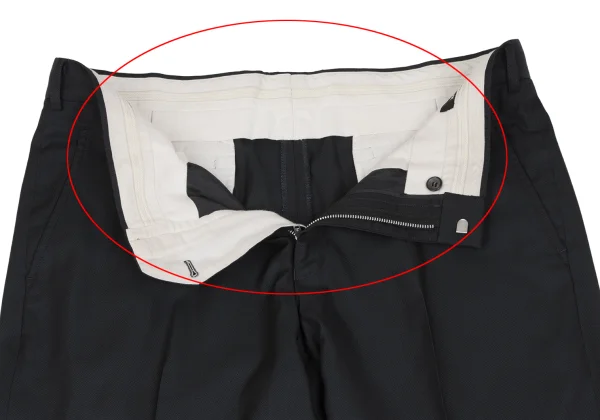 COMME des GARCONS HOMME DEUX Wool Silk Straight Pants K-166381_005