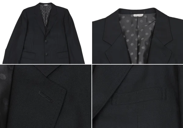 COMME des GARCONS HOMME DEUX Wool Silk Jacket & Pants K-166382_003