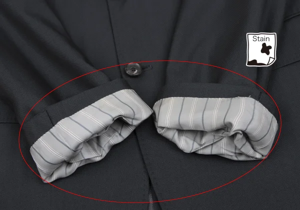 COMME des GARCONS HOMME DEUX Wool Silk Jacket & Pants K-166382_006