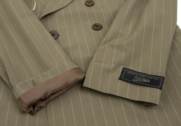 Jean Paul GAULTIER HOMME Floral Printed Cotton Stripe Jacket & Pants K-166385_007