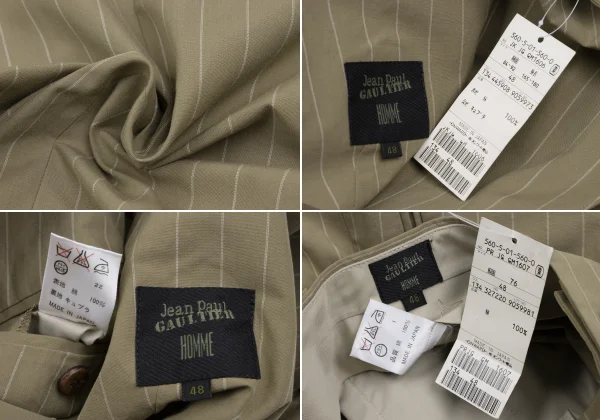 Jean Paul GAULTIER HOMME Floral Printed Cotton Stripe Jacket & Pants K-166385_020