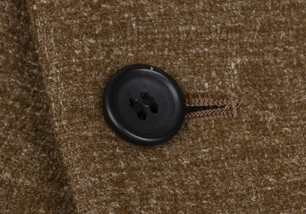 Yohji Yamamoto FEMME Wool Linen 3/4 Sleeve Jacket K-166386_008