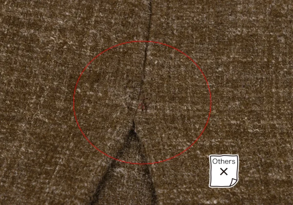 Yohji Yamamoto FEMME Wool Linen Back Slit Skirt K-166387_009