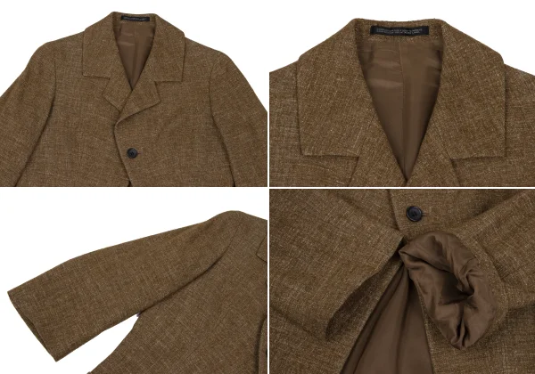 Yohji Yamamoto FEMME Wool Linen Jacket & Skirt K-166388_004