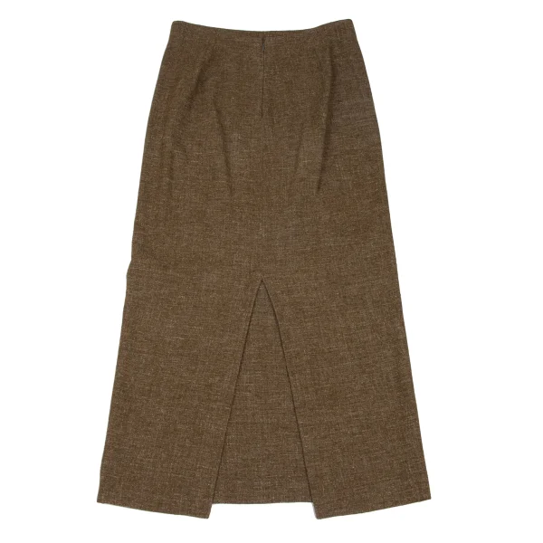 Yohji Yamamoto FEMME Wool Linen Jacket & Skirt K-166388_016