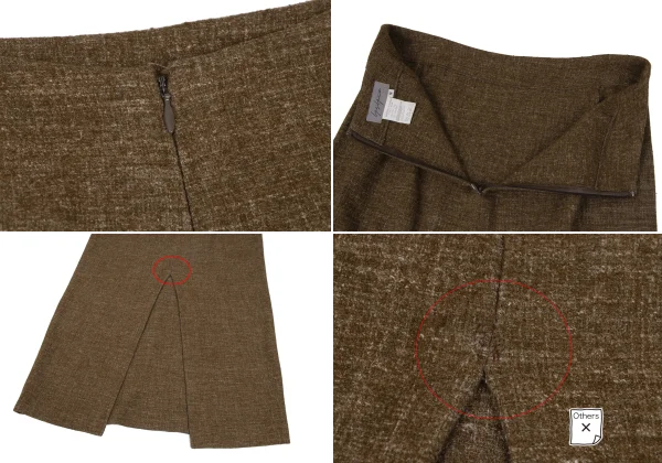 Yohji Yamamoto FEMME Wool Linen Jacket & Skirt K-166388_017