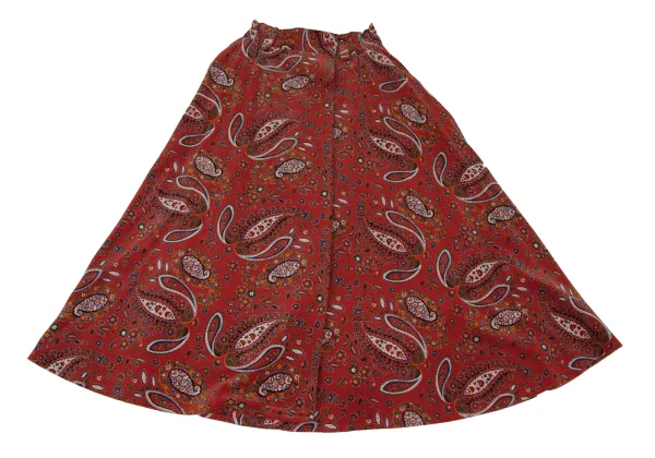 KENZO Cotton Floral Print Wrap Skirt K-166390_002