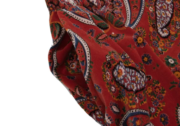 KENZO Cotton Floral Print Wrap Skirt K-166390_004