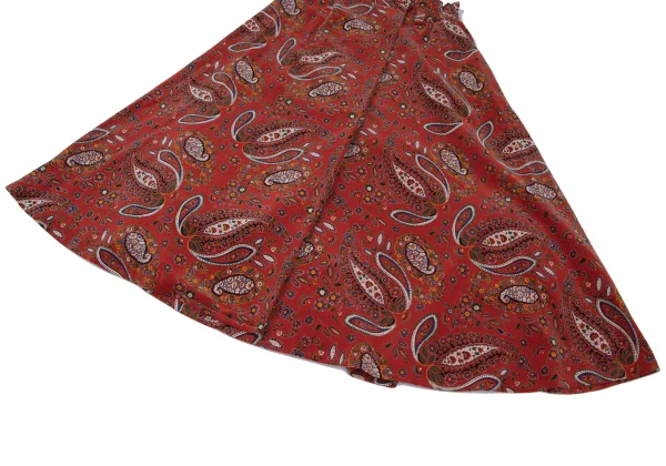 KENZO Cotton Floral Print Wrap Skirt K-166390_006