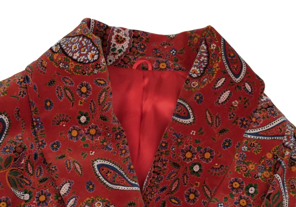 KENZO Cotton Floral Print Jacket & Skirt K-166391_004