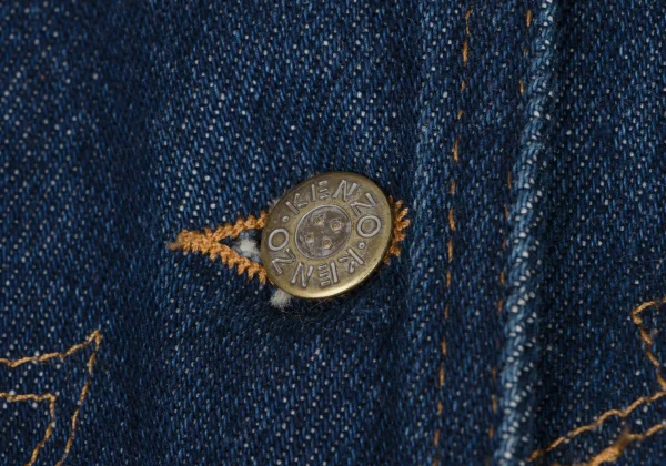 KENZO Jeans Fringe Padded Denim Jacket K-166392_006