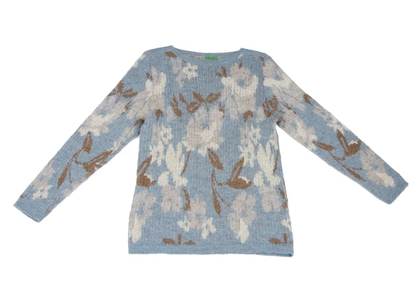 KENZO Botanical Jacquard Knit Sweater K-166393_002