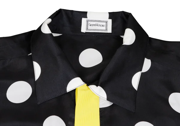 GIANNI VERSACE Silk Taping Dot Shirt K-166394_003