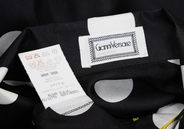 GIANNI VERSACE Silk Taping Dot Shirt K-166394_015