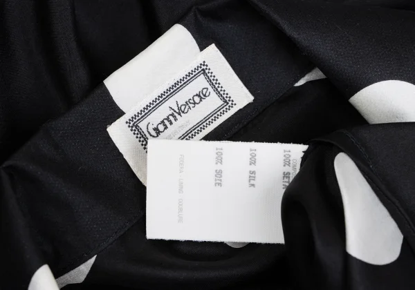 GIANNI VERSACE Silk Taping Dot Shirt K-166394_016