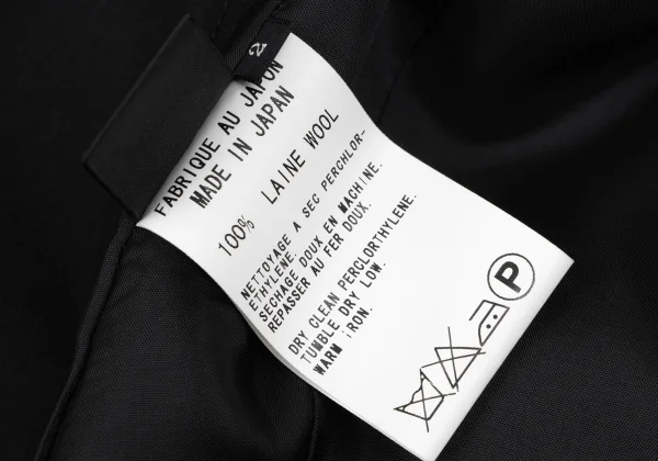 Y's Wool Stand Collar Jacket K-166397_014