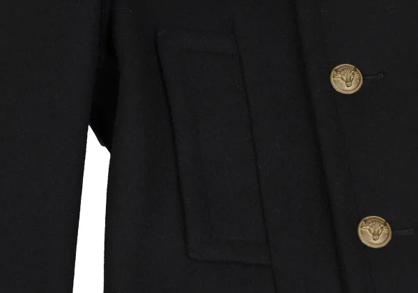 Jean Paul GAULTIER HOMME Wool Cow Metal Button Coat K-166400_006