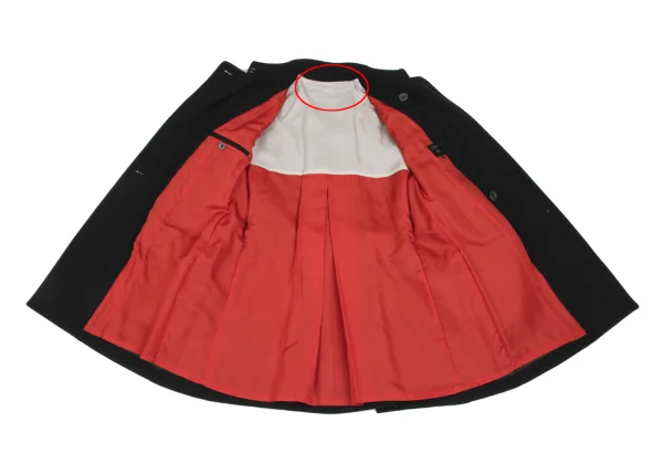 Jean Paul GAULTIER HOMME Wool Cow Metal Button Coat K-166400_010