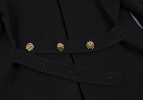 Jean Paul GAULTIER HOMME Wool Cow Metal Button Coat K-166400_013