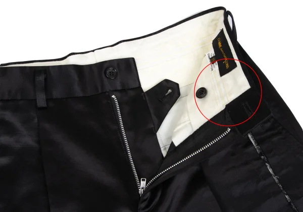 COMME des GARCONS Cutting Satin Pants K-166401_005