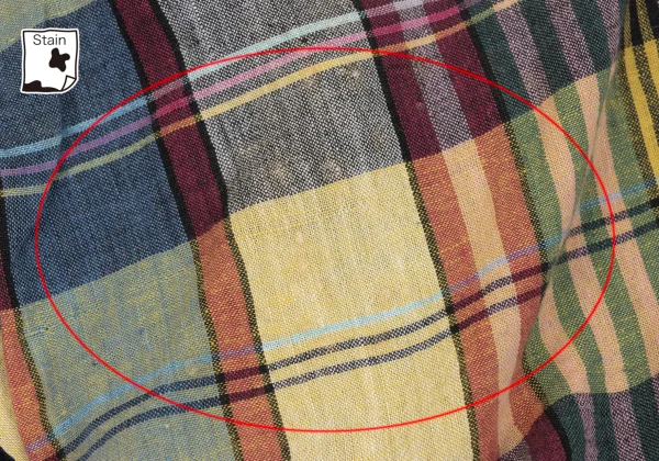 tricot COMME des GARCONS Checker Open Collar Shirt K-166402_014