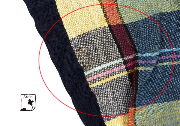 tricot COMME des GARCONS Checker Open Collar Shirt K-166402_015