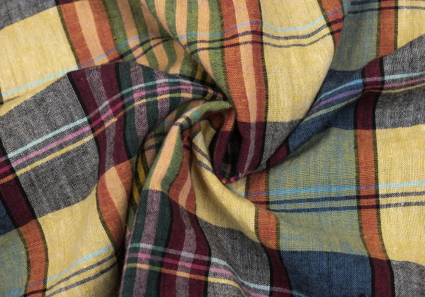 tricot COMME des GARCONS Checker Open Collar Shirt K-166402_016